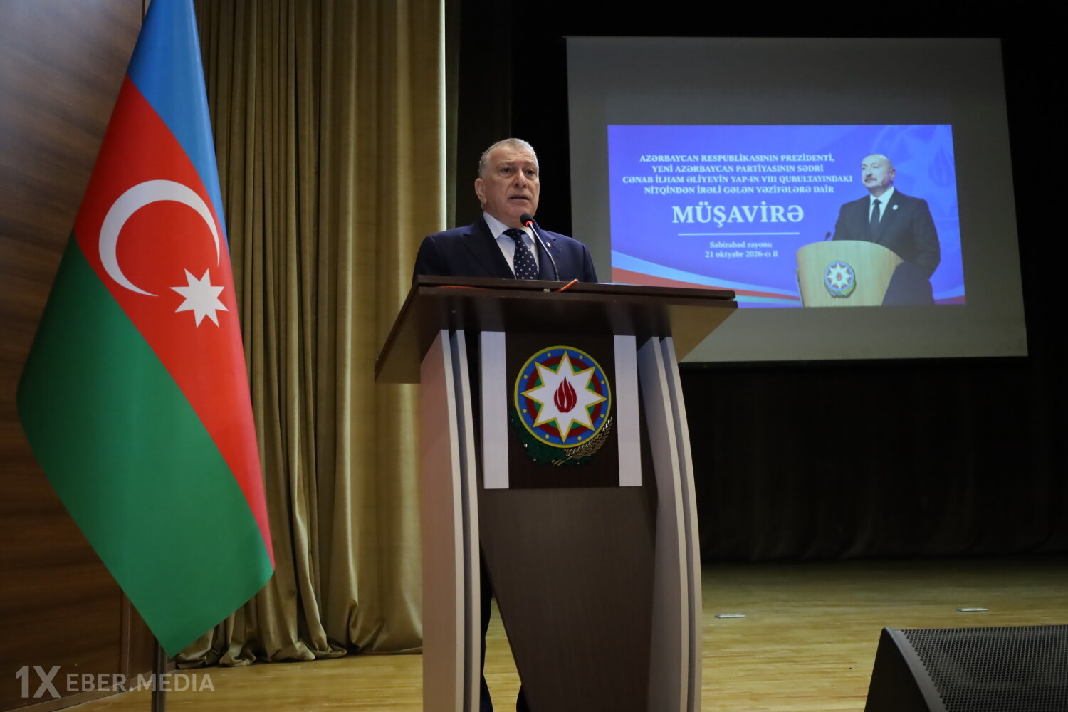 Sabirabadda İlham Əliyevin Yeni Azərbaycan Partiyasının VIII Qurultayındakı çıxışından irəli gələn vəzifələrə dair müşavirə keçirilib