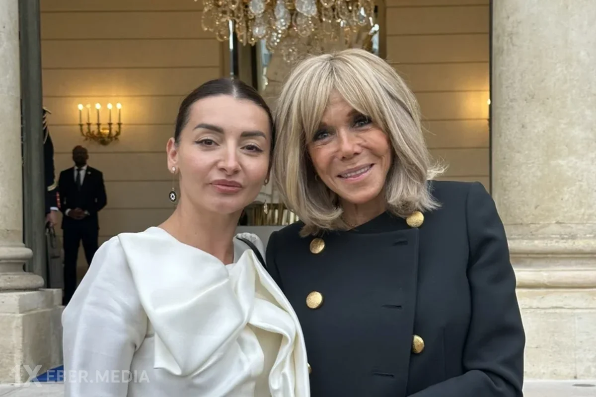 Leyla Abdullayeva Fransanın birinci xanımı Bricit Makronla görüşüb