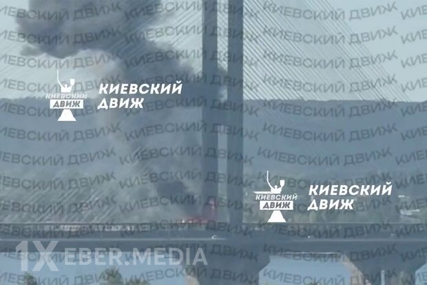 Kiyevdə strateji körpüyə zərbə endirildi