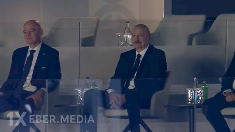 Prezident finalı stadiondan izlədi