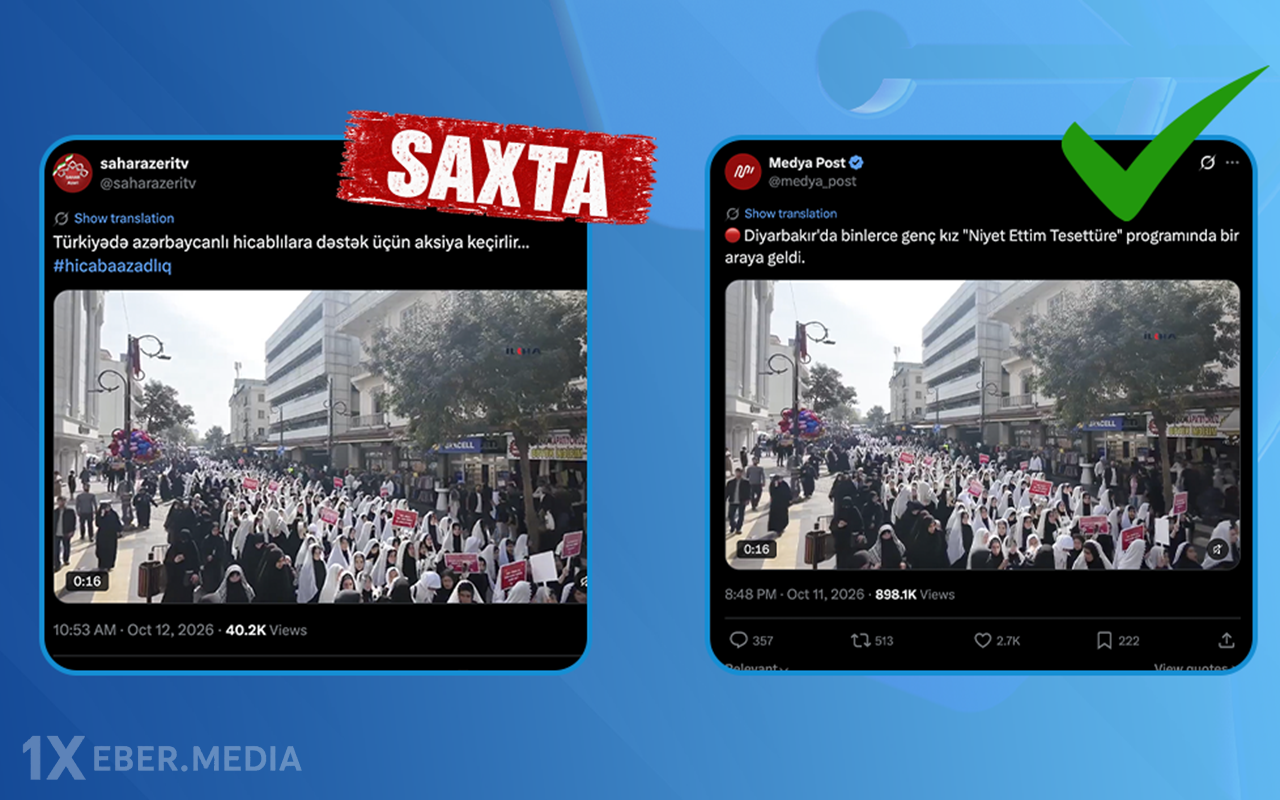 “Sahar Azəri”nin bu təqdimatı açıq dezinformasiya nümunəsidir - Açıqlama