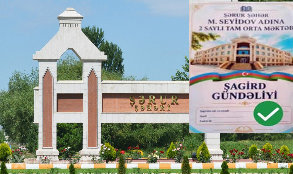 Naxçıvanda gündəlik monopoliyası - Hər məktəb şəkili ilə gündəlik hazırlanıb baha satılır