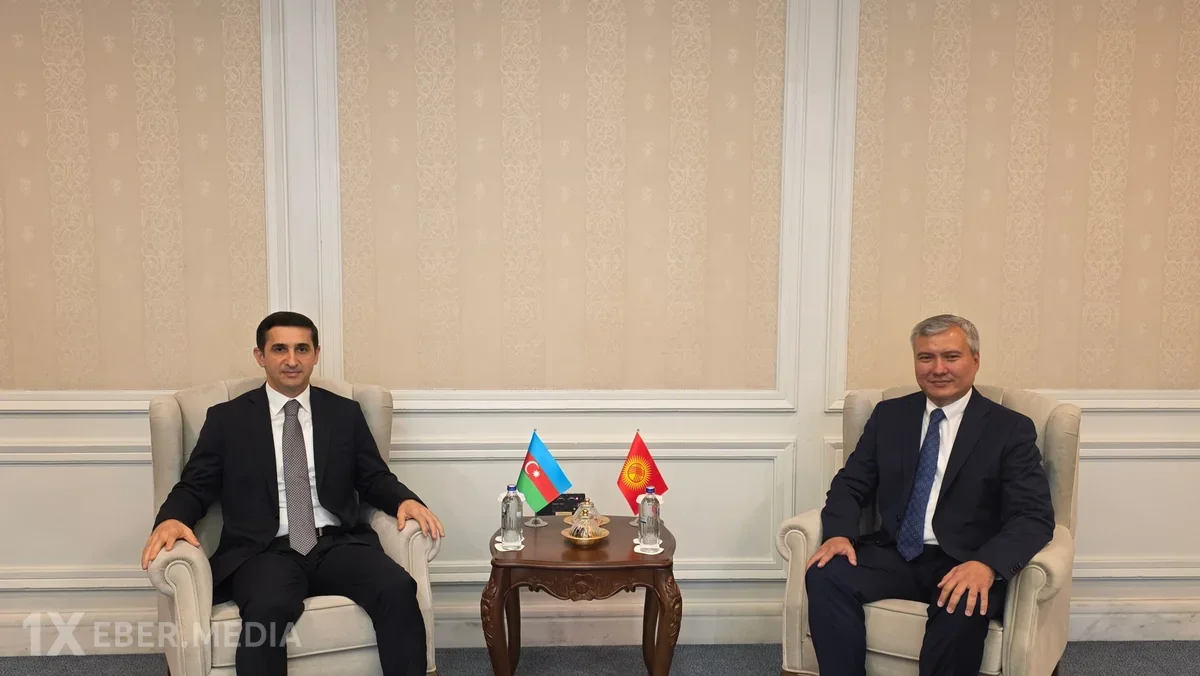Fərid Əhmədov qırğız həmkarı ilə TDT çərçivəsində qarşılıqlı fəaliyyətin gücləndirilməsini müzakirə edib