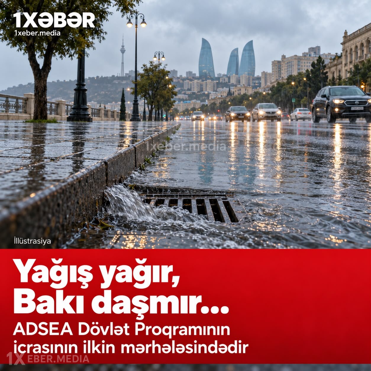 Yağış yağır, Bakı daşmır... - ADSEA Dövlət Proqramının icrasının ilkin mərhələsindədir