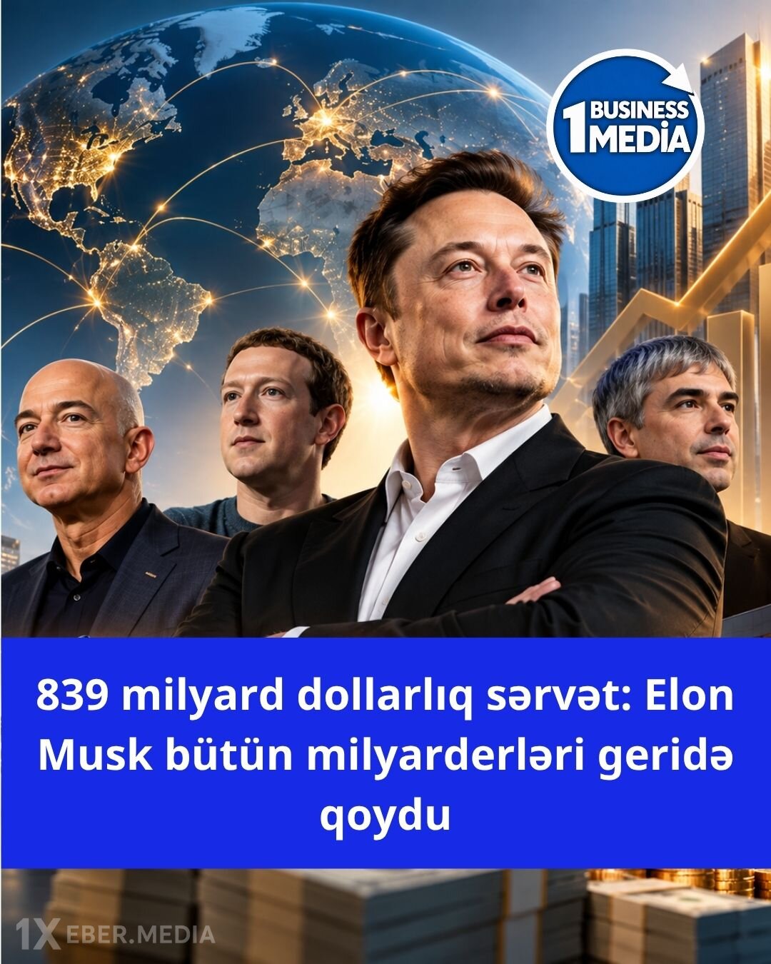 Forbes dünyanın ən zənginlərini açıqladı: Musk zirvədə, Türkiyədən 40 milyarder siyahıda