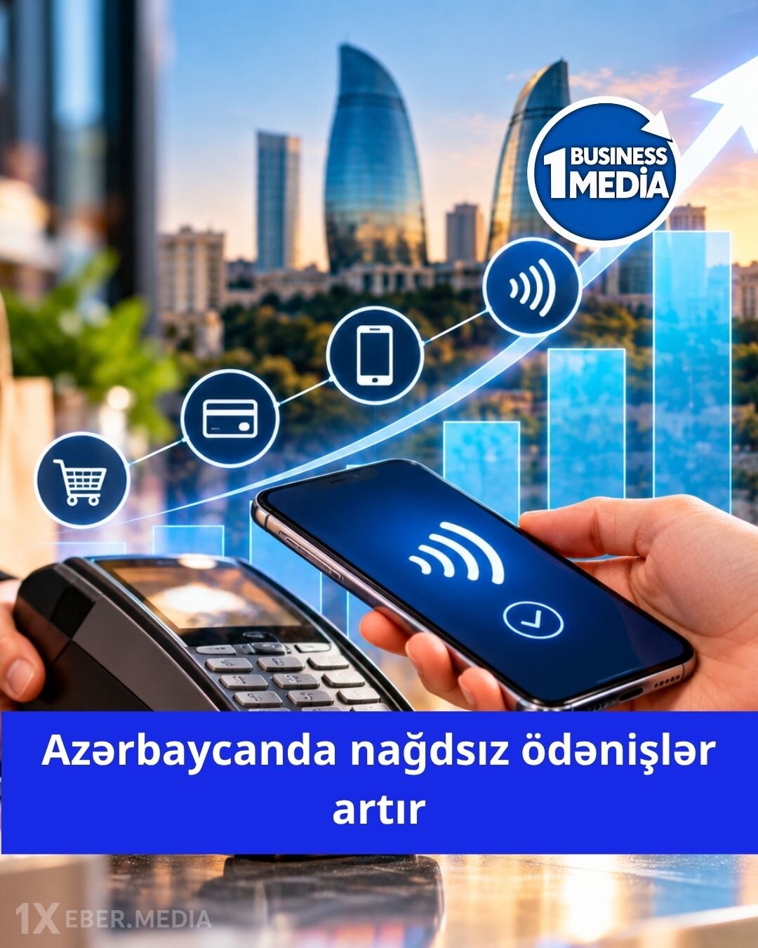 Azərbaycanda nağdsız ödənişlər artır