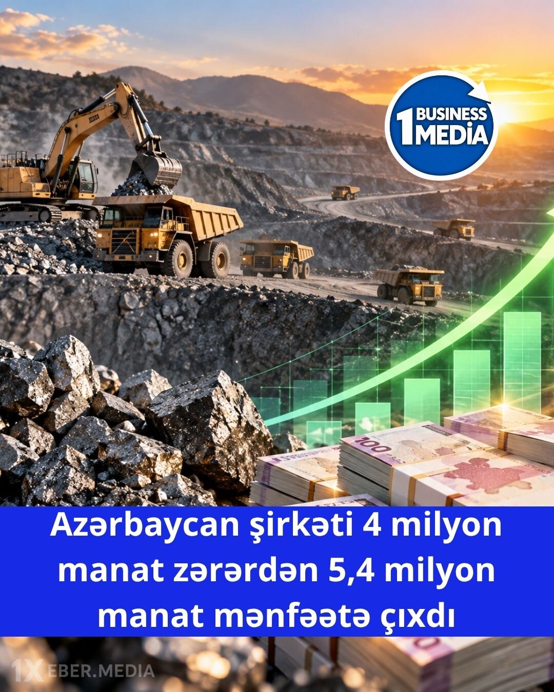 Azərbaycan şirkəti 4 milyon manat zərərdən 5,4 milyon manat mənfəətə çıxdı