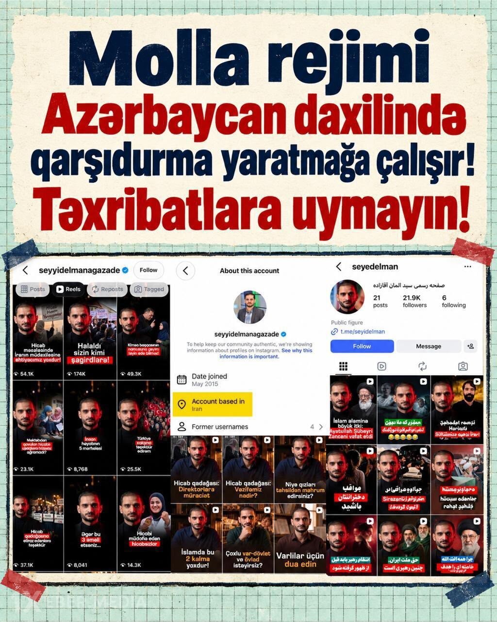 İnternetdə saxta dindarlıq maskası: Xarici şəbəkələrin Azərbaycan əleyhinə təxribat kampaniyaları ifşa olundu