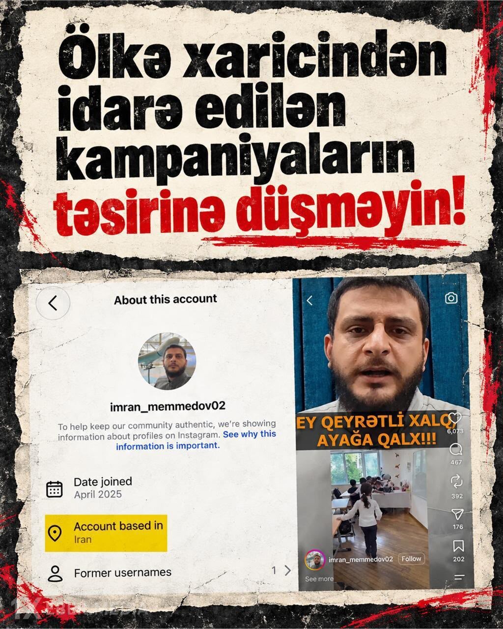 "İnanclı aktivist" maskası geyinmiş casus şəbəkəsinin rəqəmsal izləri