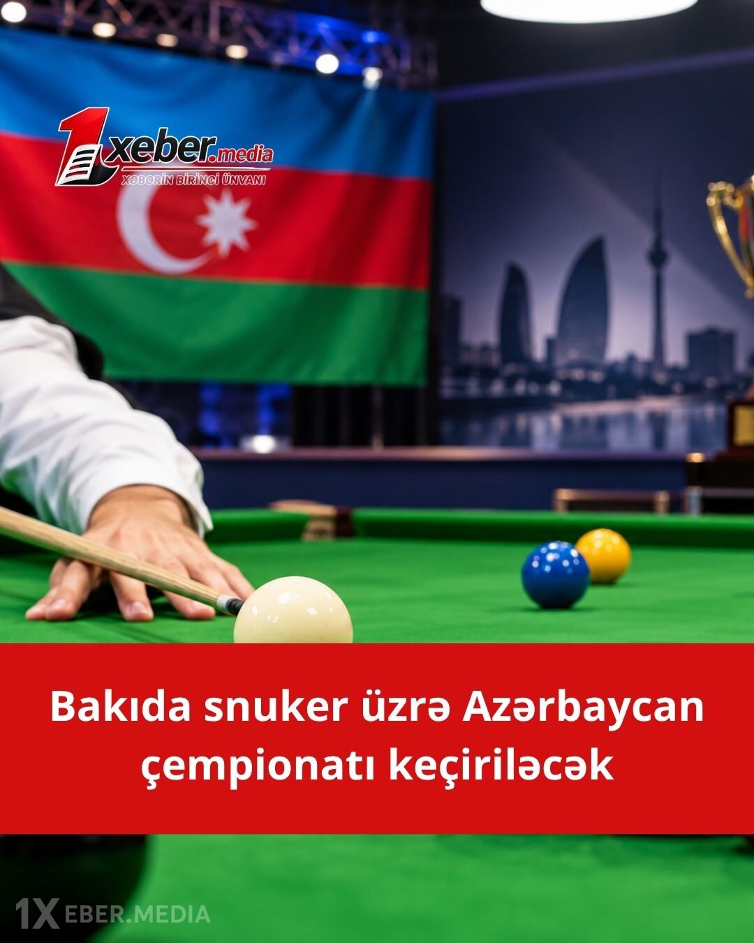 Ölkənin ən güclü snukerçiləri Bakıda toplanır — Azərbaycan çempionatı başlayır