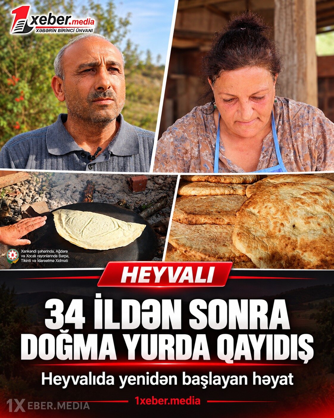 34 ildən sonra doğma yurda qayıdış: Heyvalıda yenidən başlayan həyat