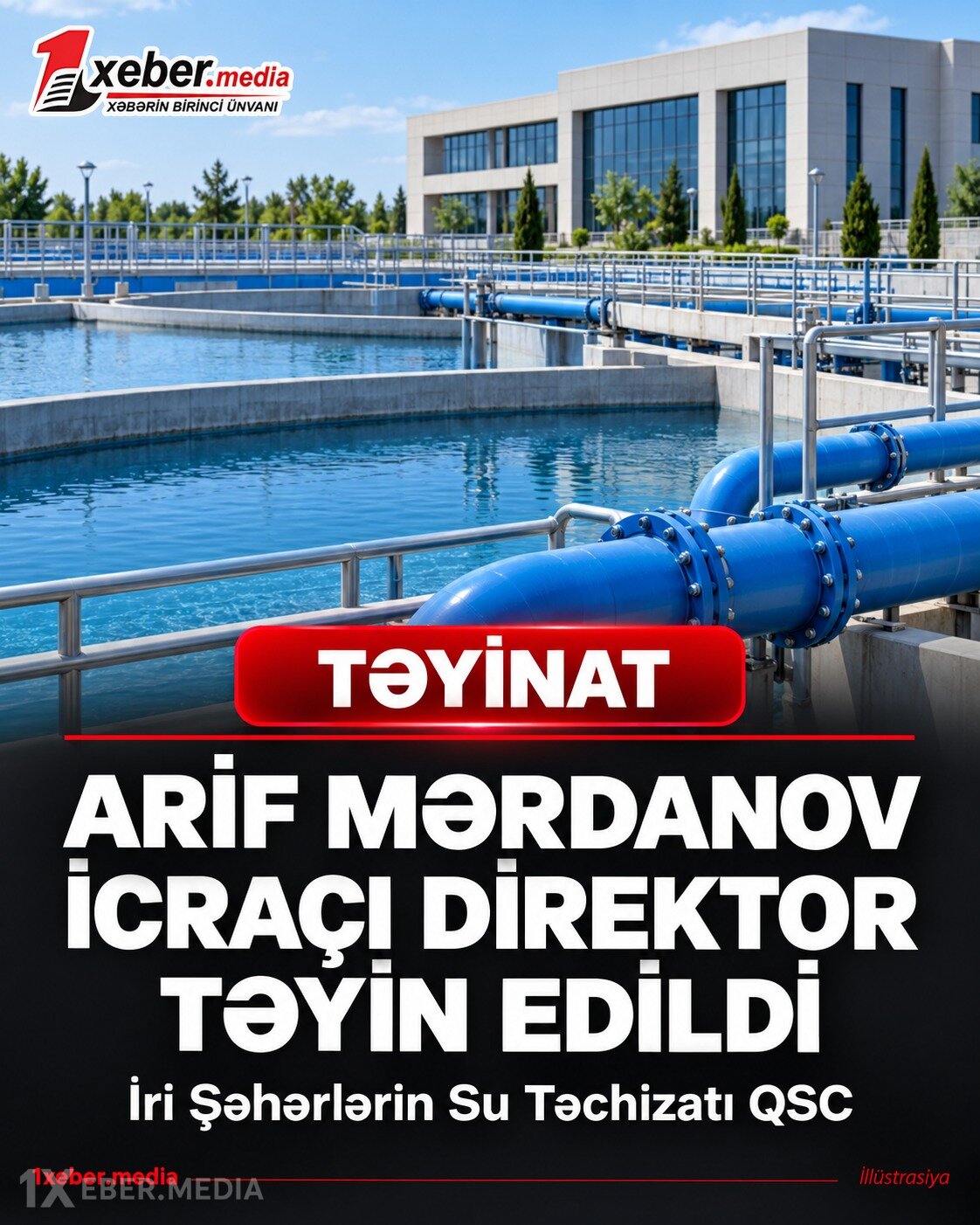 Su təchizatı qurumuna yeni direktor təyin edildi