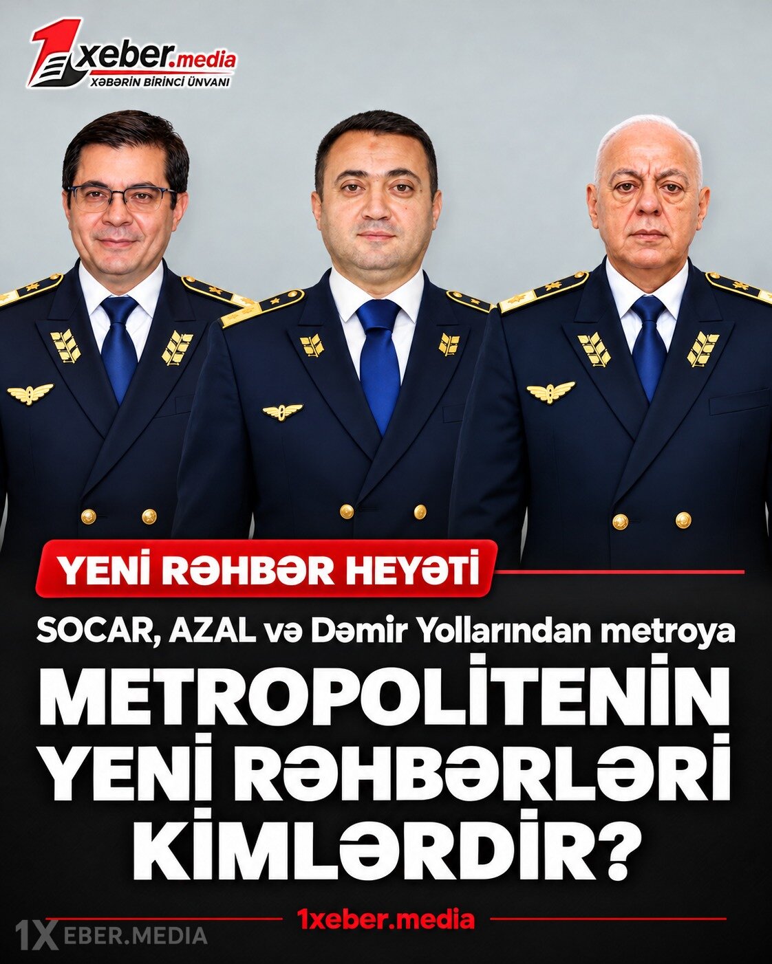 Bakı metrosunda kadr dəyişiklikləri: 3 yeni təyinat!