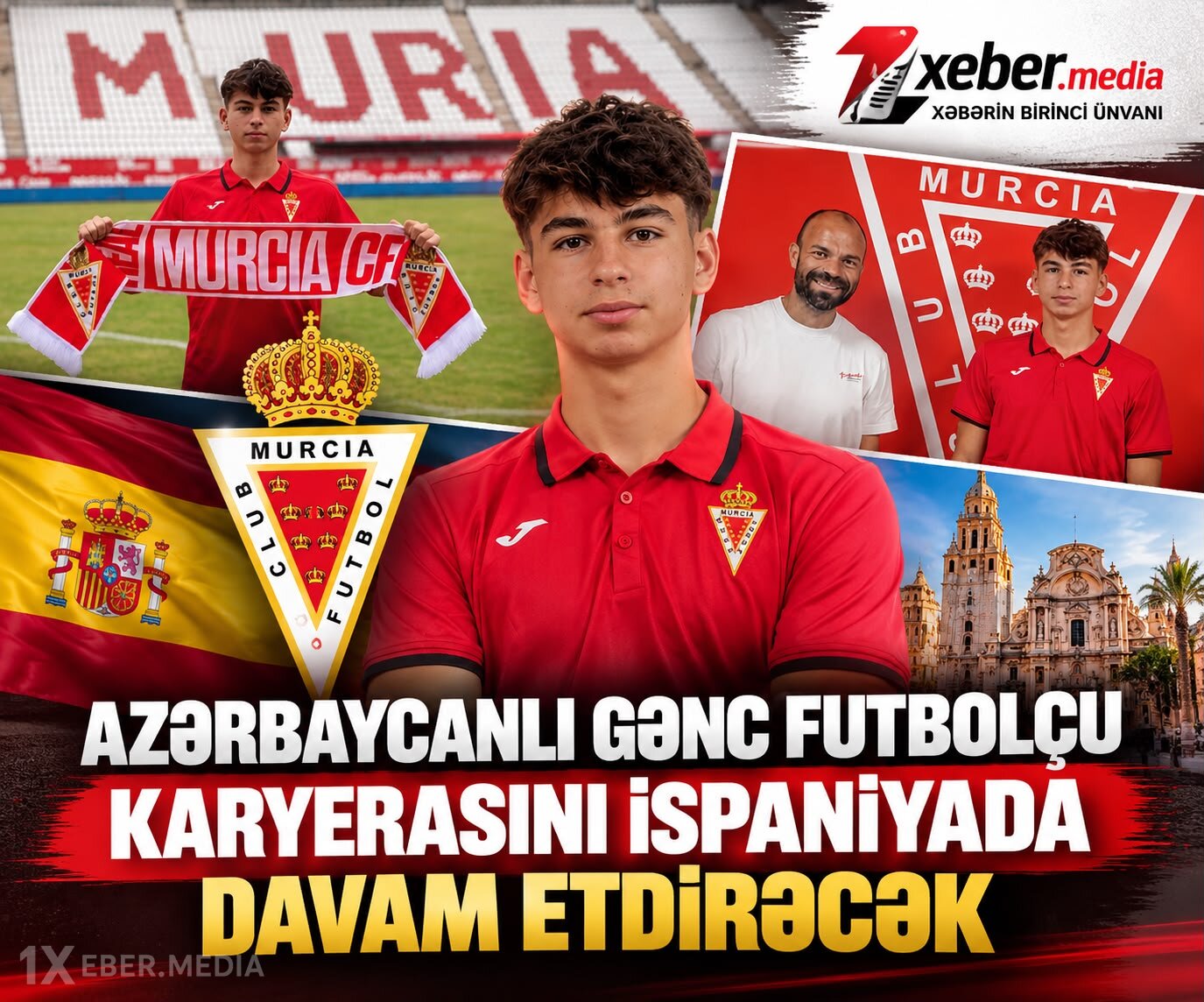 Azərbaycanlı gənc futbolçu İspaniya klubu ilə müqavilə imzaladı – FOTO